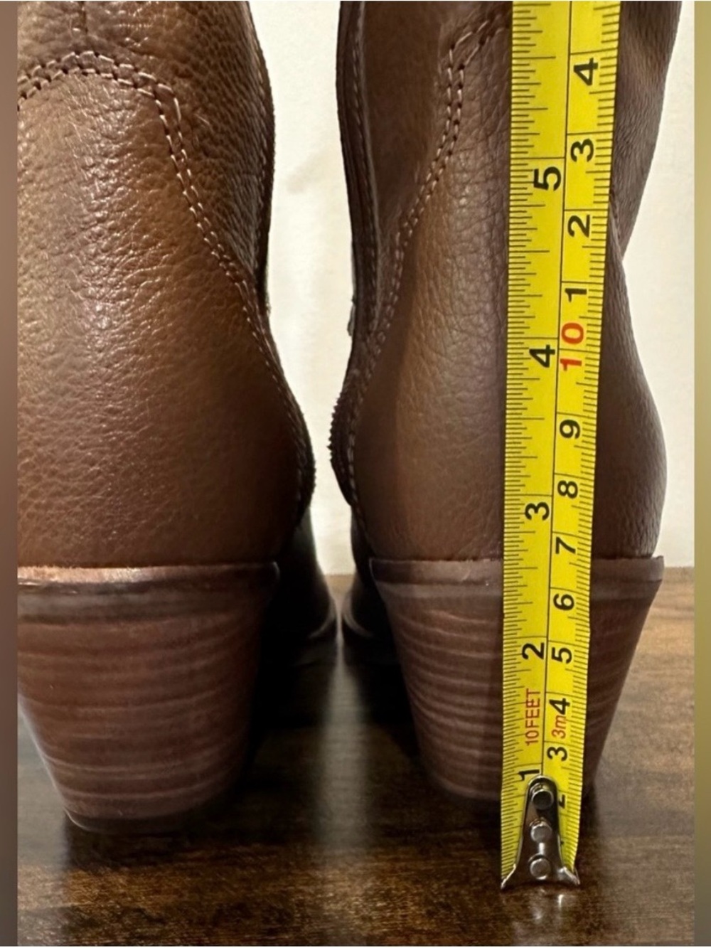 Dingo Women’s Tan Brown San Miguel Leather Cowboy Boots NWT Size 7.5 - Picture 8 of 11